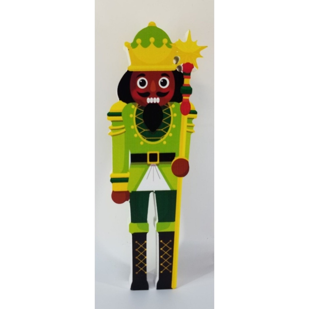 Nutcracker Set Adults 10-Inch Multicolor Excellent African American Decor - Picture 2 of 9
